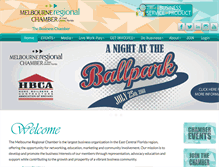 Tablet Screenshot of leads.melbourneregionalchamber.com